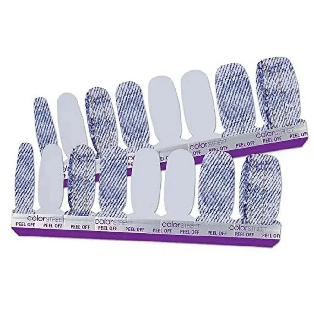 Color Street Blue Jean Baby Nail Strips